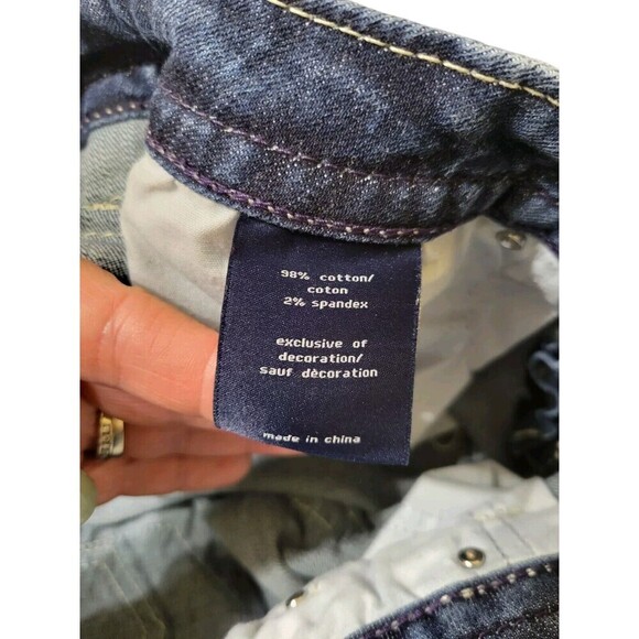 Vigoss Jeans Womens Skinny Heritage Fit Western Cowgirl Medium Wash Denim Size 4 - Picture 8 of 14